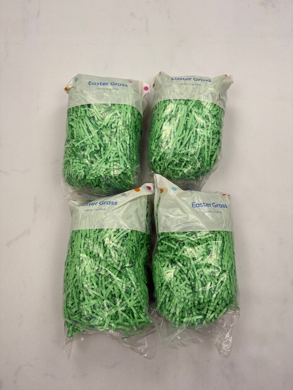 Spritz Easter Grass Pack Green Modern Add-On Item Lot of 4